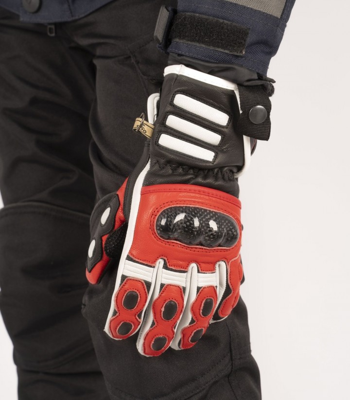 Guantes de Moto Infantiles By City RS Rojos