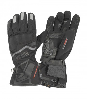 Guantes de Moto de Invierno By City Alps de Hombre Negros