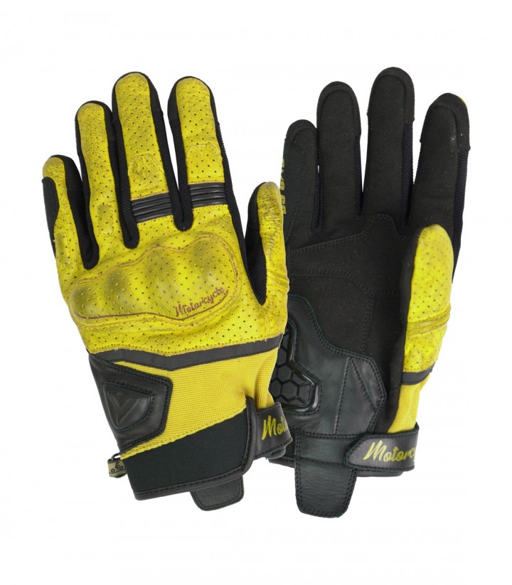 Guantes de Moto de Invierno By City Tokio Winter de Hombre Amarillos