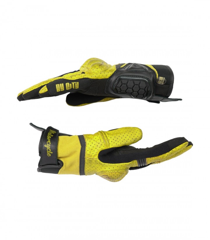 Guantes de Moto de Invierno By City Tokio Winter de Hombre Amarillos