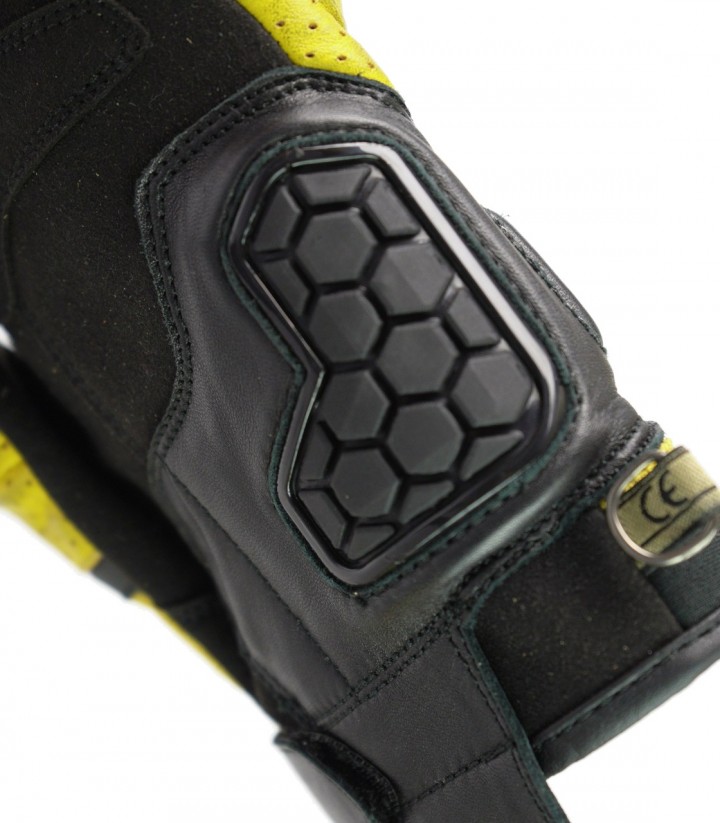 By City Tokio Winter Men's Motorcycle Gloves in Yellow