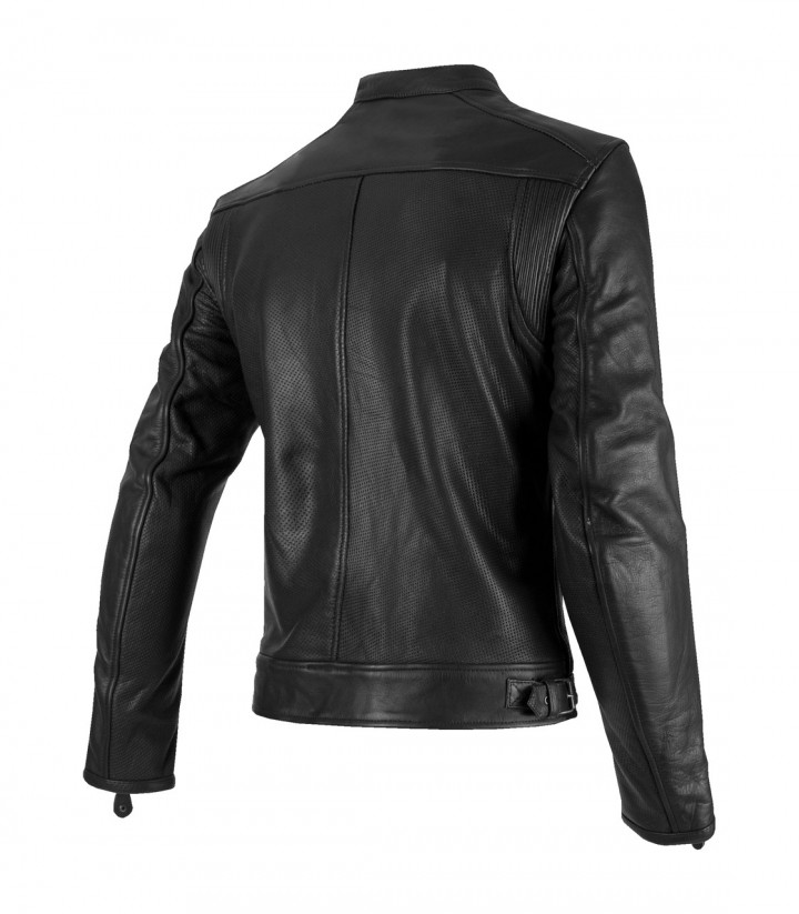 By City Street Men's Winter Motorcycle Jacket in Black