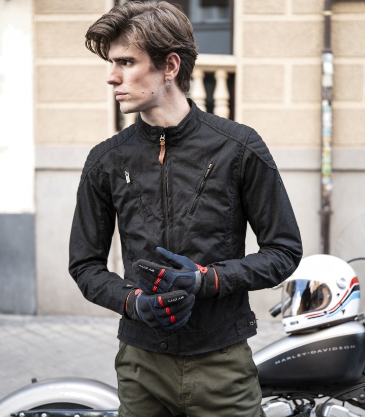 Chaqueta Moto Verano Hombre By City Spring III Negra