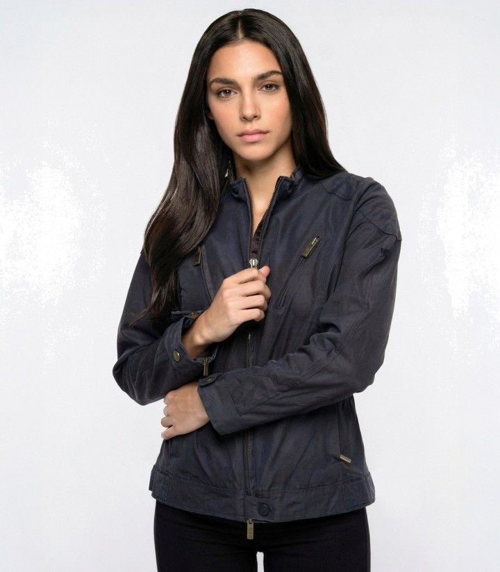 Chaqueta Moto Verano Mujer By City Spring III Azul