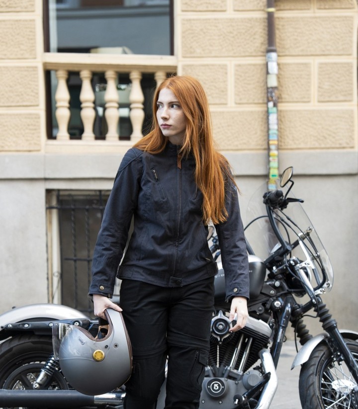 By City Spring III Women's Summer Motorcycle Jacket in Blue