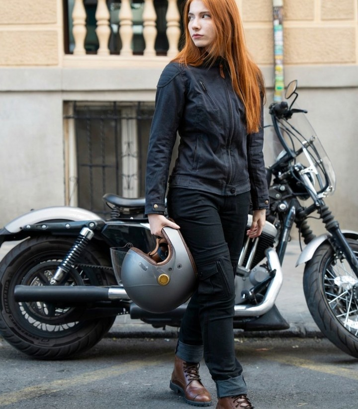 Chaqueta Moto Verano Mujer By City Spring III Azul