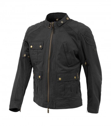 Chaqueta Moto Verano Hombre By City Teneree Venty V Negra