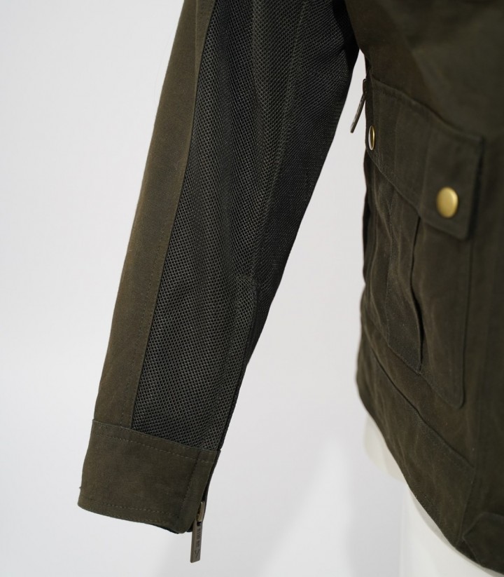 Chaqueta Moto Verano Hombre By City Teneree Venty V Verde