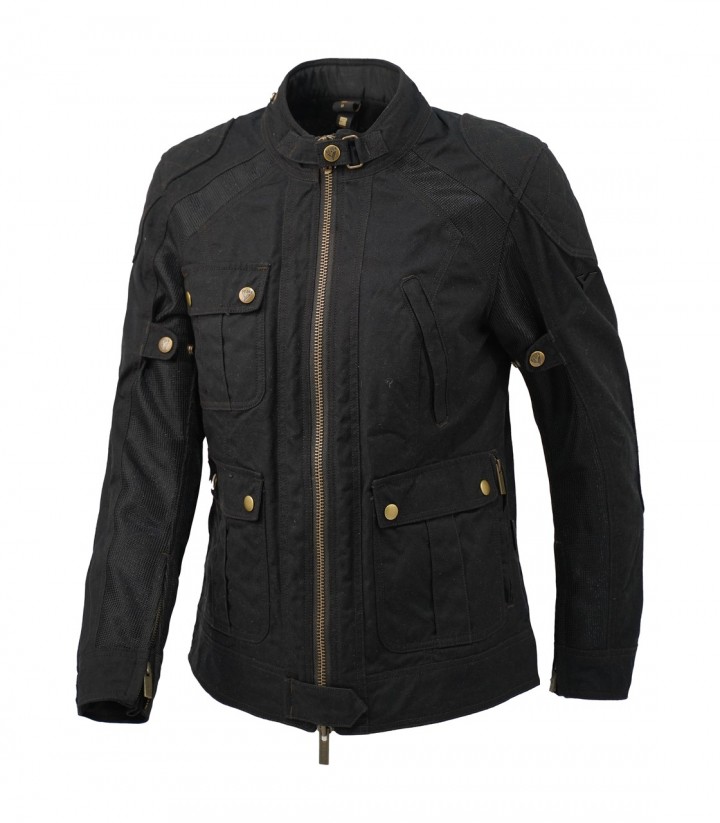 Chaqueta Moto Verano Mujer By City Teneree Venty V Negra