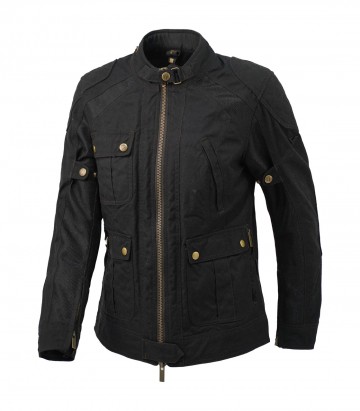 Chaqueta Moto Verano Mujer By City Teneree Venty V Negra