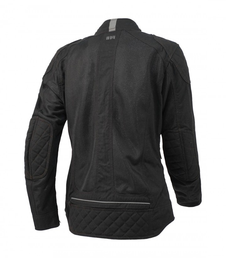 Chaqueta Moto Verano Mujer By City Teneree Venty V Negra