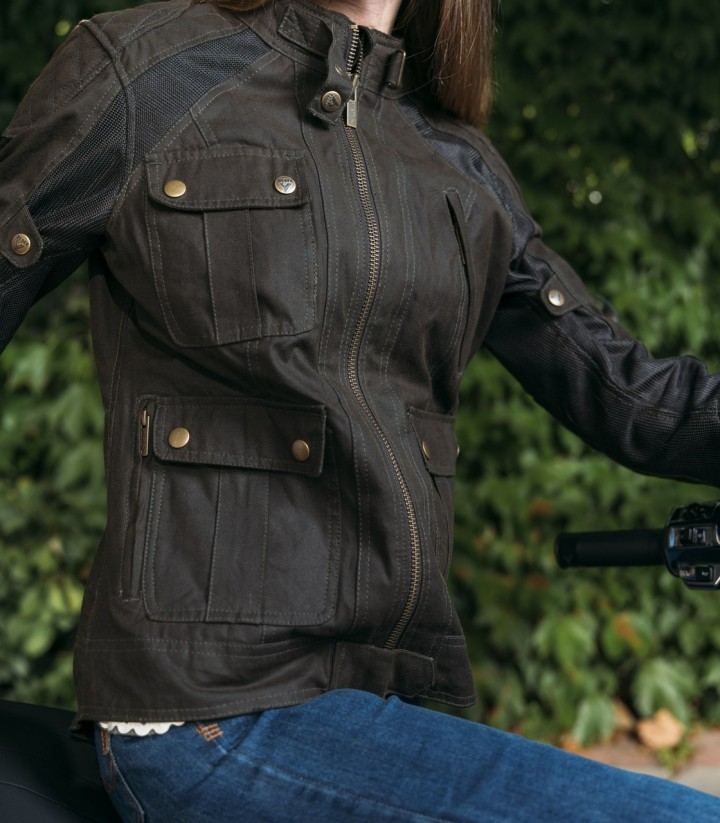 Chaqueta Moto Verano Mujer By City Teneree Venty V Verde