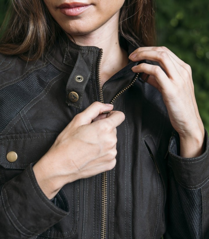 Chaqueta Moto Verano Mujer By City Teneree Venty V Verde