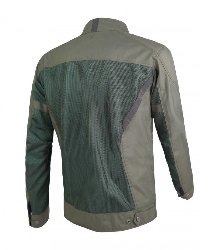 By City Summer Route Men's Summer Motorcycle Jacket in Green