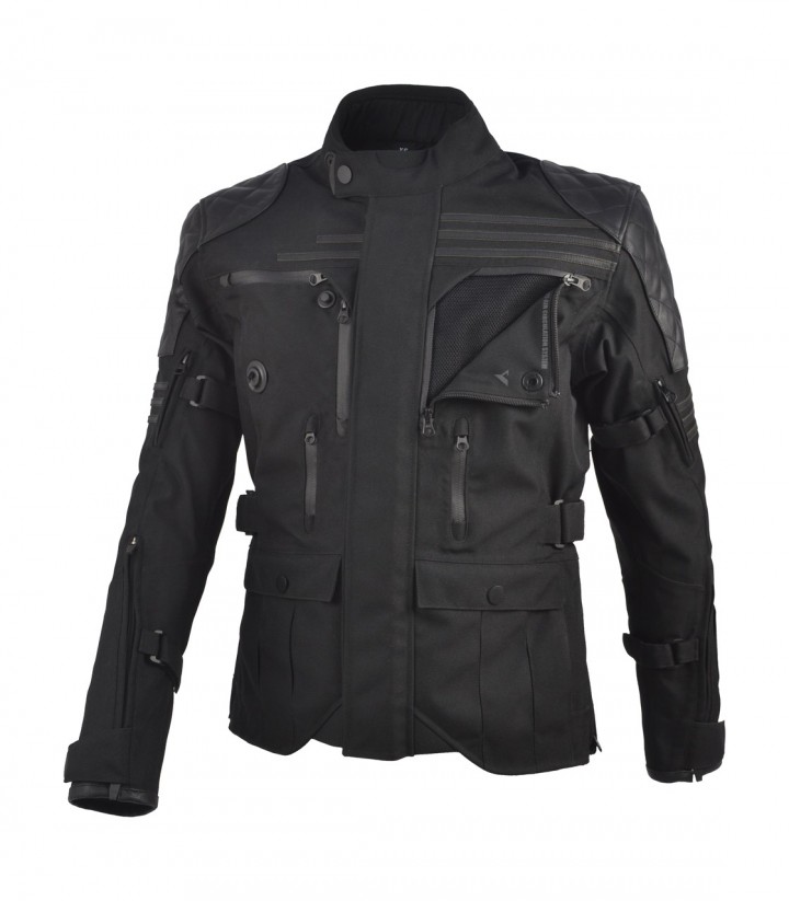 Chaqueta Moto Invierno Hombre By City Wild Negra