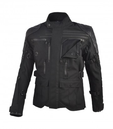Chaqueta Moto Invierno Hombre By City Wild Negra