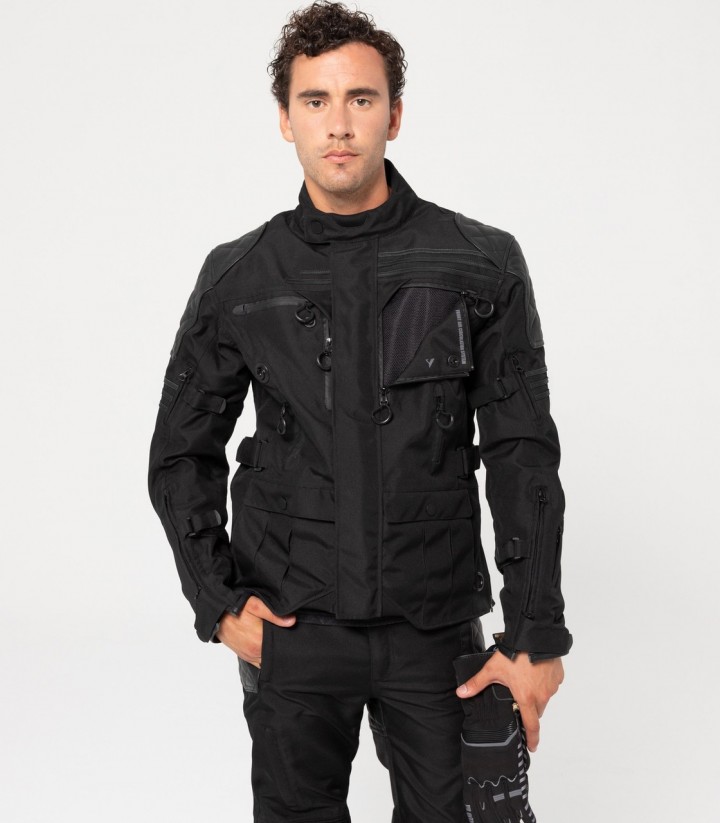 Chaqueta Moto Invierno Hombre By City Wild Negra