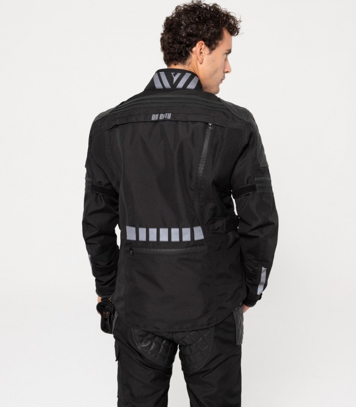 Chaqueta Moto Invierno Hombre By City Wild Negra