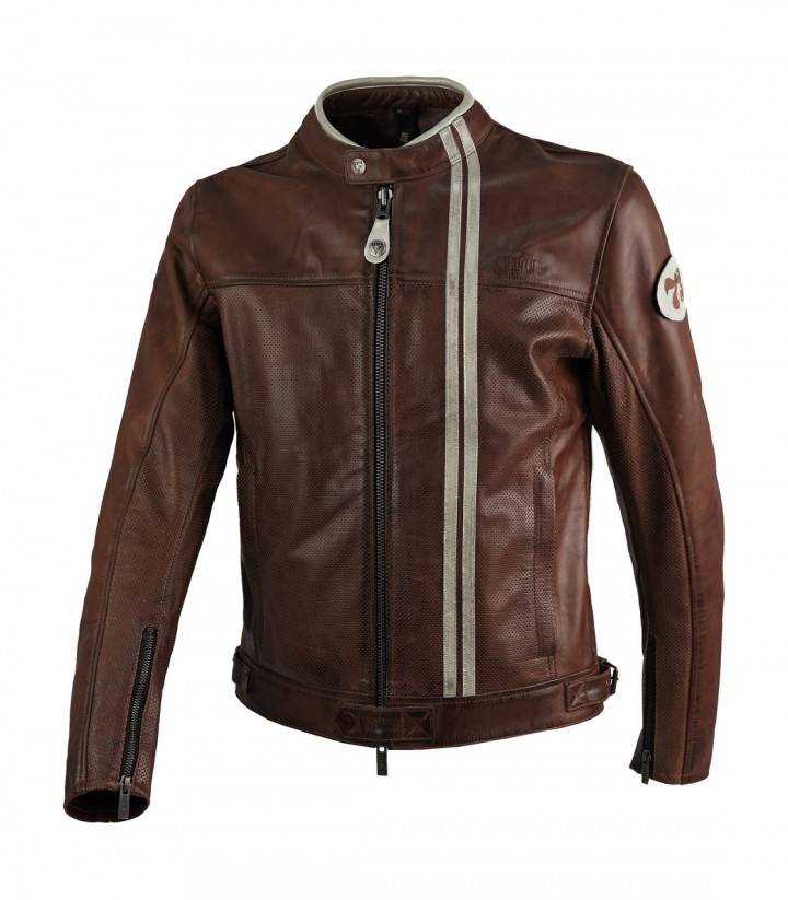 Chaqueta Moto Verano Hombre By City 70s Marrón
