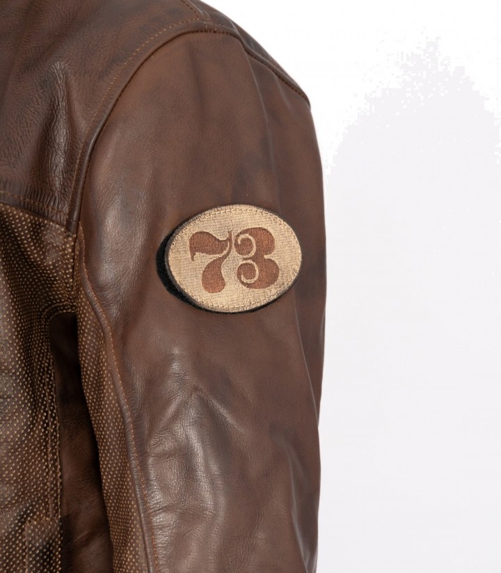 Chaqueta Moto Verano Hombre By City 70s Marrón