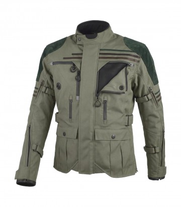 Chaqueta Moto Invierno Hombre By City Wild Verde