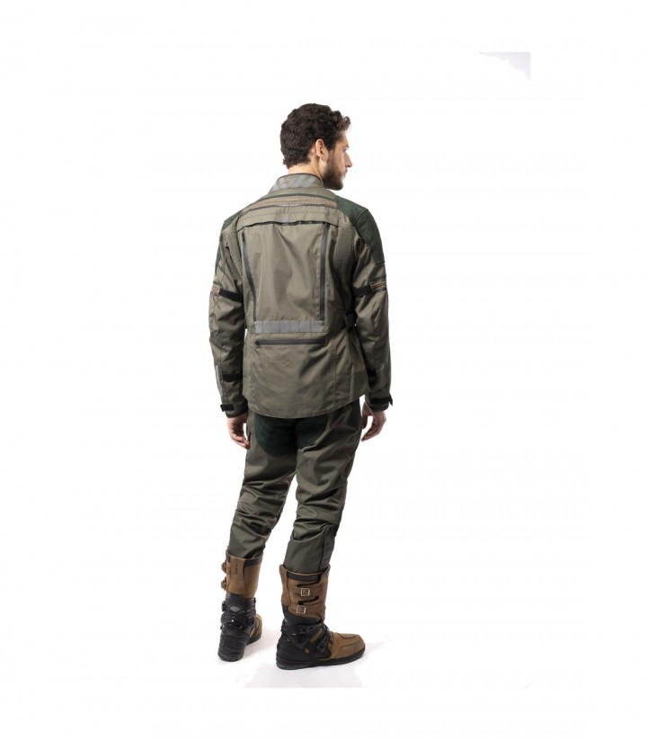 Chaqueta Moto Invierno Hombre By City Wild Verde