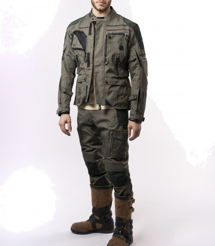 Chaqueta Moto Invierno Hombre By City Wild Verde