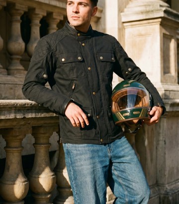 Chaqueta Moto Invierno Hombre By City Belfast III Negra