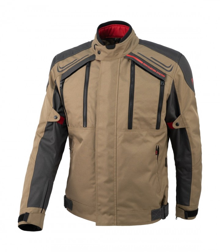 Chaqueta Moto Invierno Hombre By City Africa Short Beige