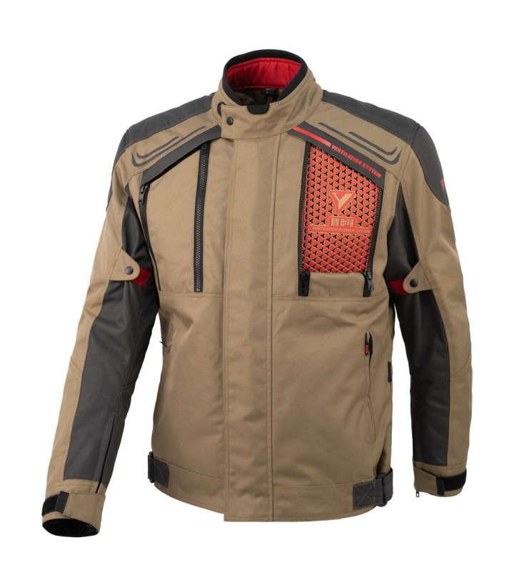 Chaqueta Moto Invierno Hombre By City Africa Short Beige