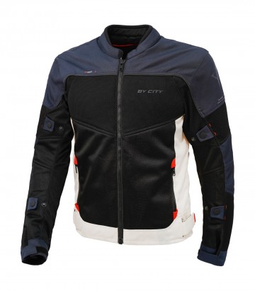 By City Luma Men's Summer Motorcycle Jacket in Blue