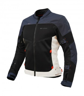 Chaqueta Moto Verano Mujer By City Luma Azul
