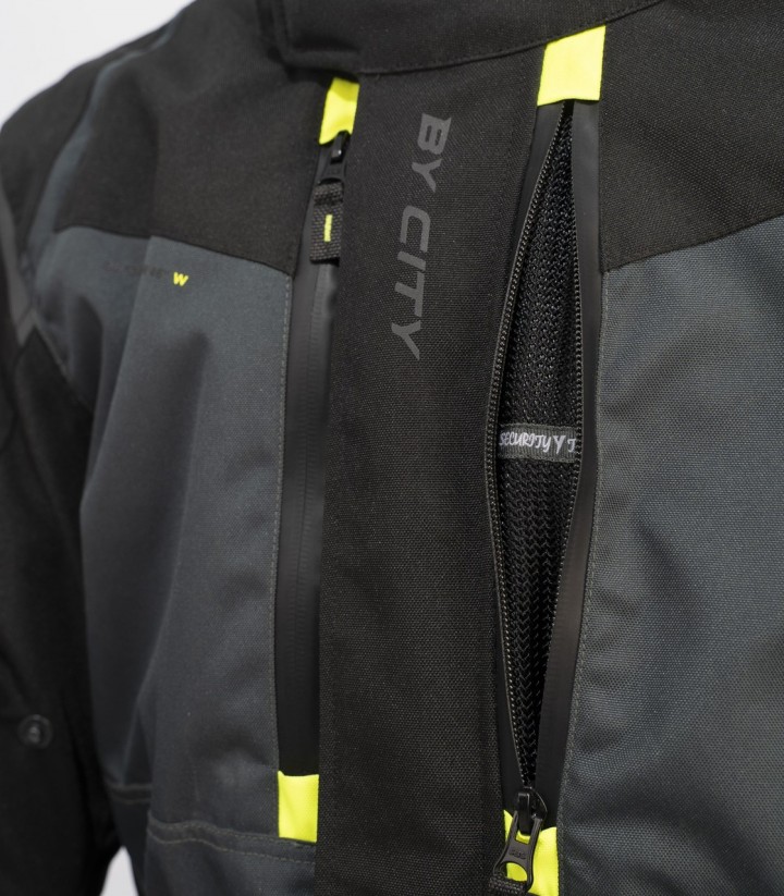 Chaqueta Moto Invierno Hombre By City K2 Verde