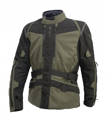 Chaqueta Moto Invierno Hombre By City K2 Verde Oscura