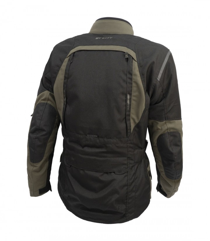Chaqueta Moto Invierno Hombre By City K2 Verde Oscura