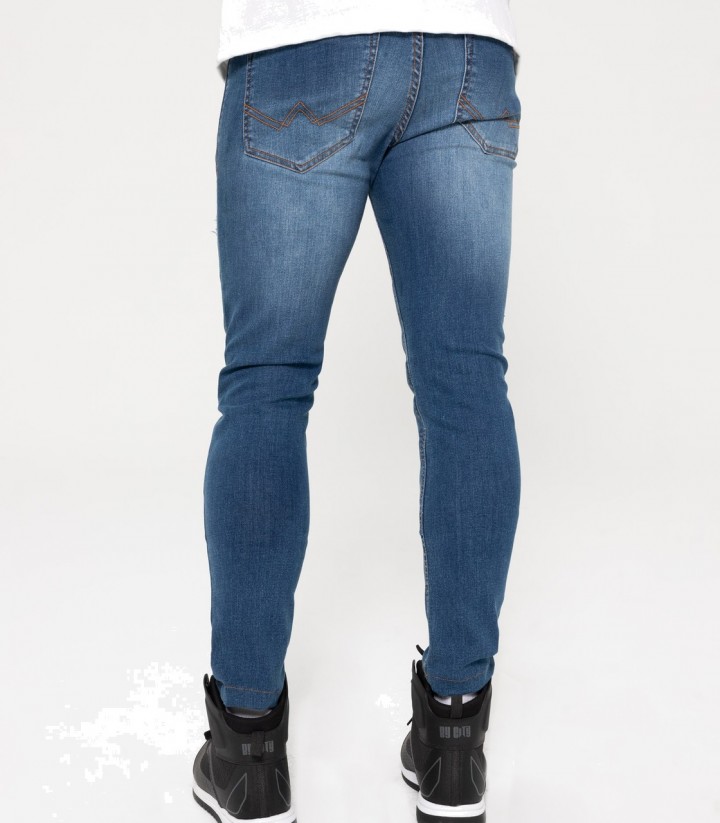 Pantalón Moto By City Soul Hombre en Azul