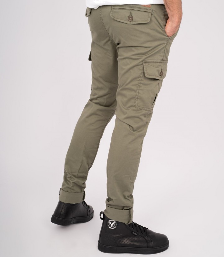 Pantalón Moto By City Army Hombre en Verde