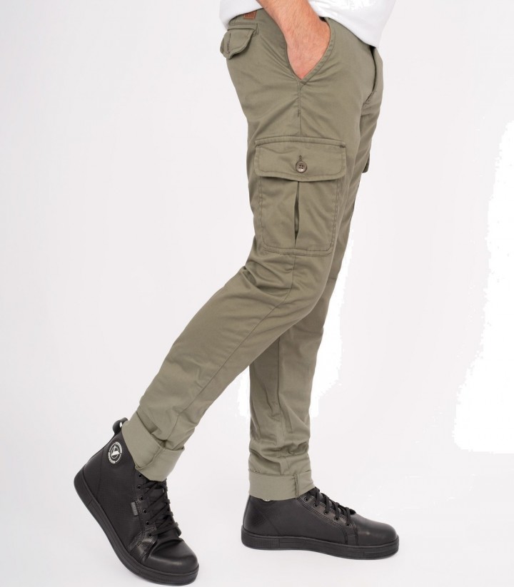 Pantalón Moto By City Army Hombre en Verde