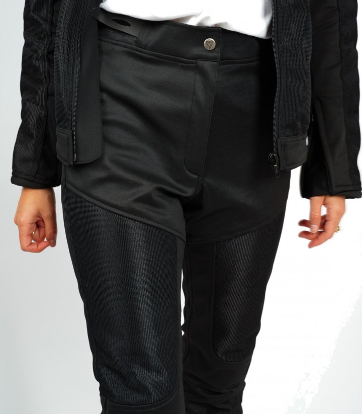 Pantalón Moto By City Breeze Mujer en Negro