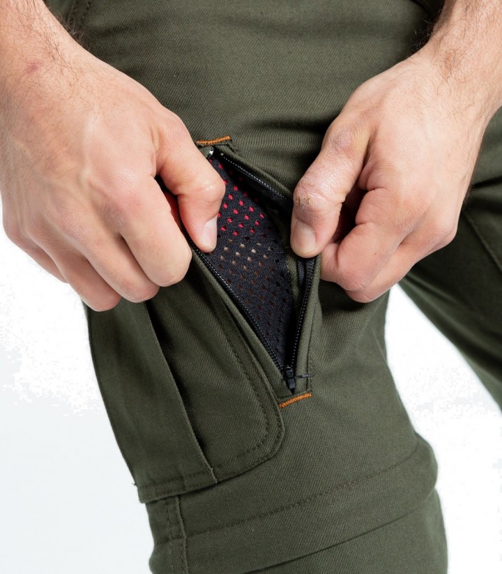 Pantalón Moto By City Air IV Hombre en Verde
