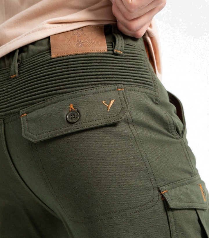 Pantalón Moto By City Air IV Hombre en Verde