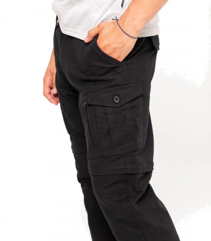 Pantalón Moto By City Air IV Hombre en Negro