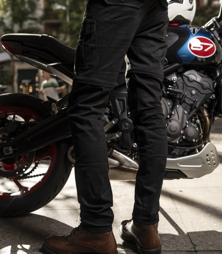 By City Air IV Men's Motorcycle Pants in Black