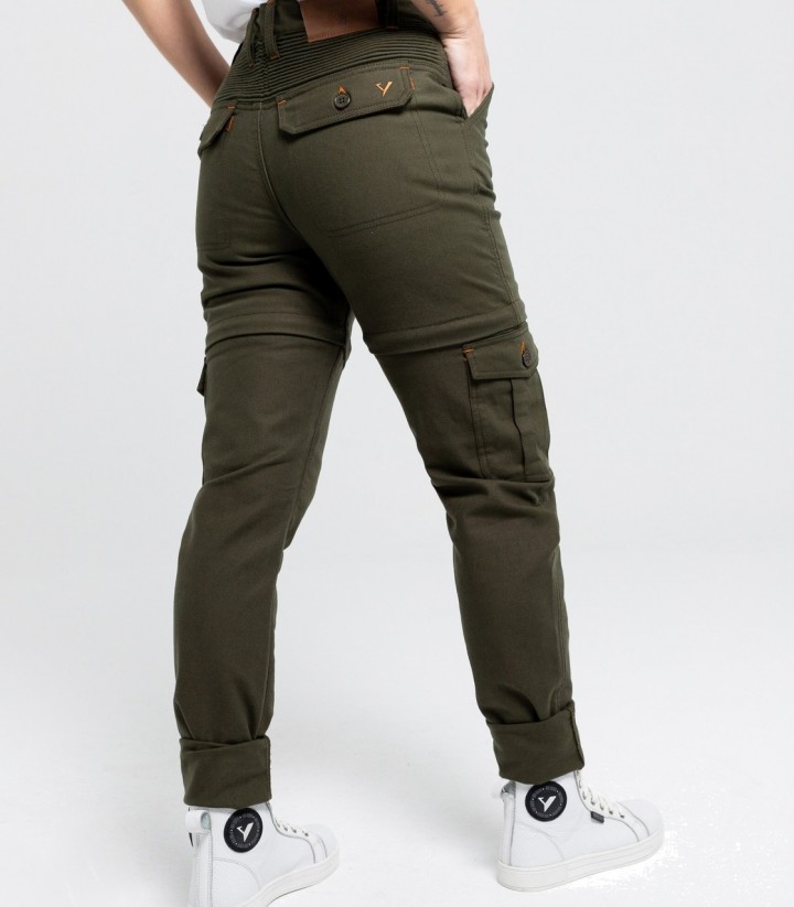 Pantalón Moto By City Air IV Mujer en Verde
