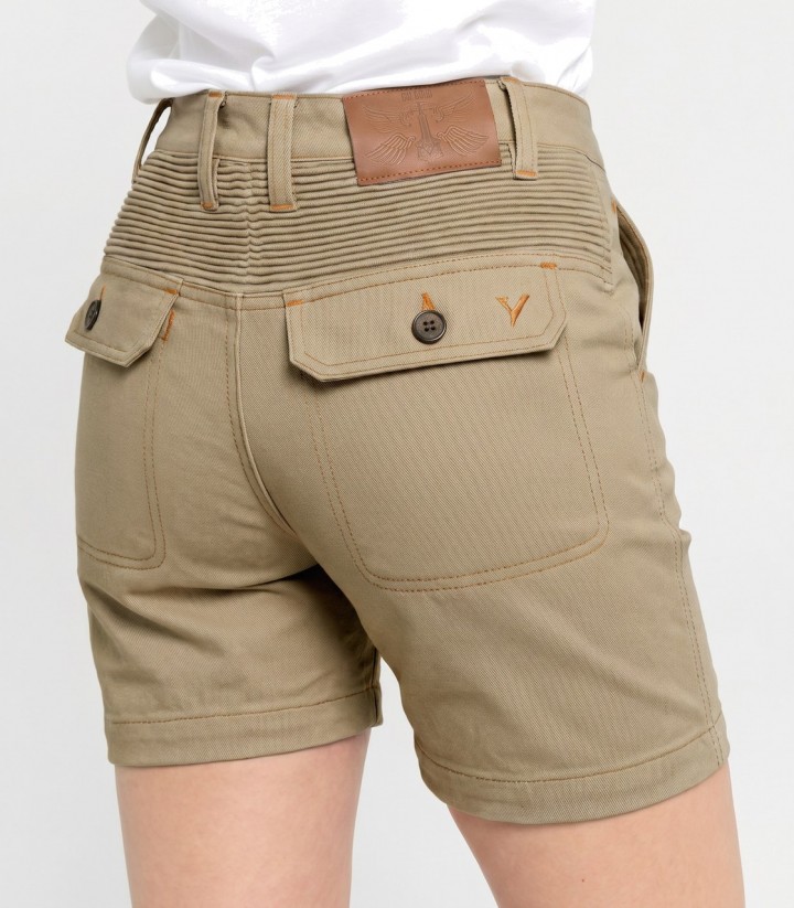 Pantalón Moto By City Air IV Mujer en Beige