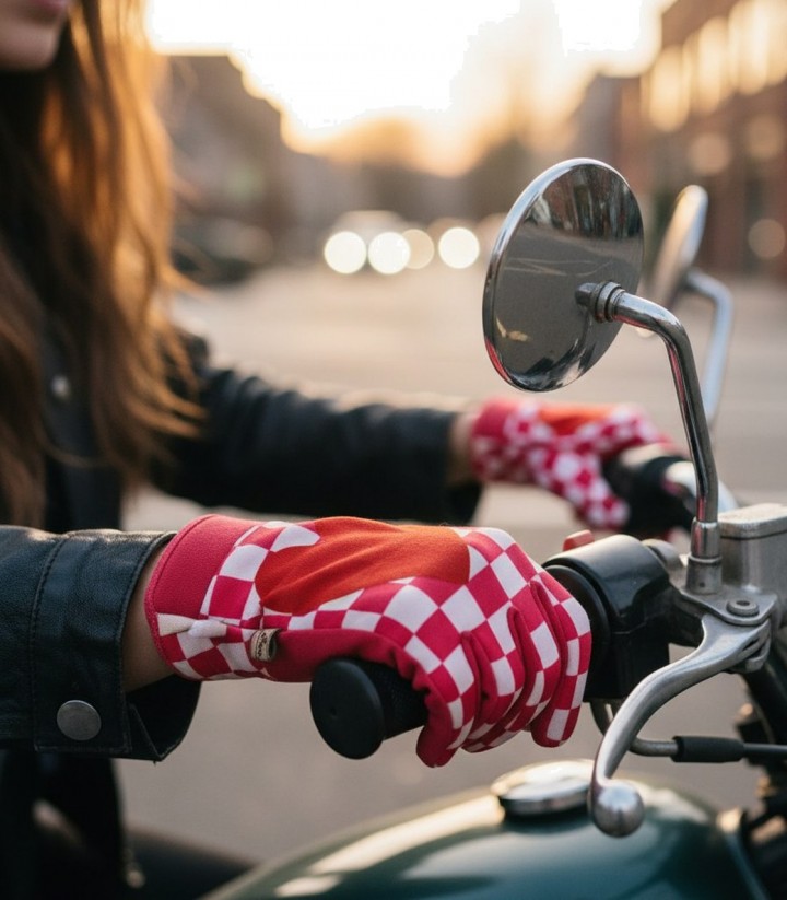 Guantes de Moto By City Agatha Ruiz de la Prada Moscow Glitter