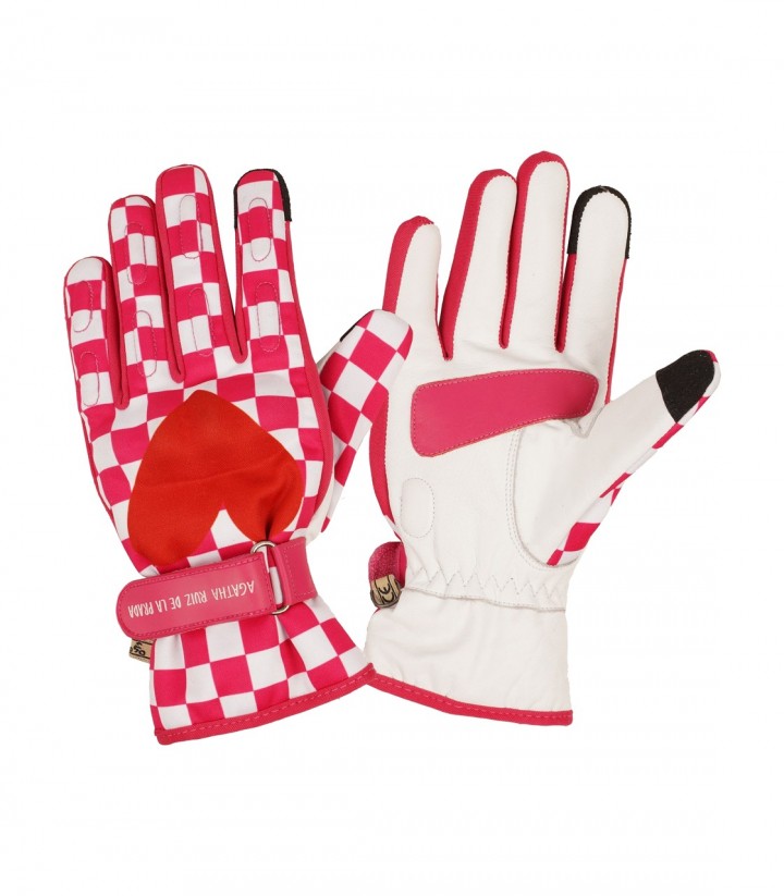By City Agatha Ruiz de la Prada Portland Sunshine Motorcycle Gloves