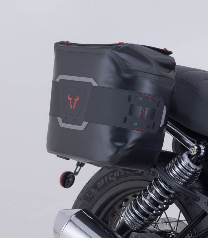 Bolsas Laterales SW-MOTECH WP + Soportes V-LOC 11/11 L varios modelos de Moto Guzzi BC.SYS.17.847.32000