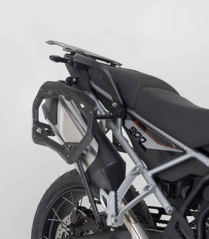 Maletas Laterales con Soporte DUSC Negras 41/33 L Triumph Tiger 900 Alpine/Desert Edition (25), GT/Rally Pro (23) SW-MOTECH K...