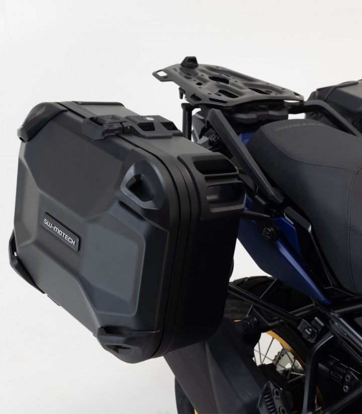 Seitenkoffer mit Träger DUSC Schwarz 41/33 L Triumph Tiger 1200 GT/Rally Explorer (22) SW-MOTECH KFT.11.905.65102/B